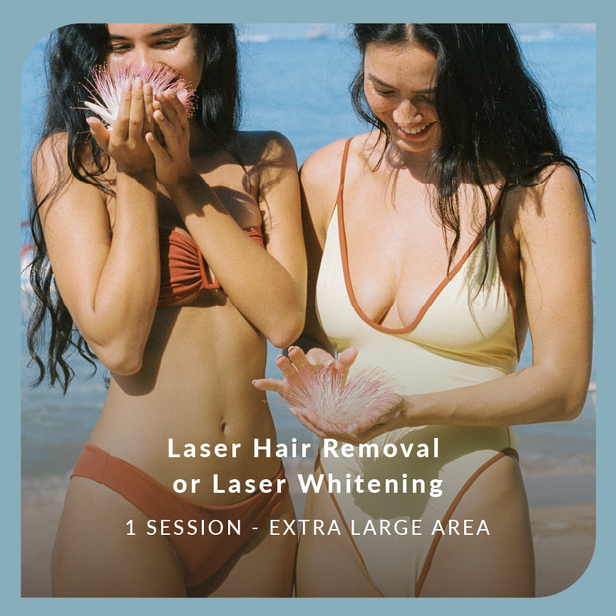 Laser Hair Removal or Laser Whitening - 1 Session - Extra Large Area