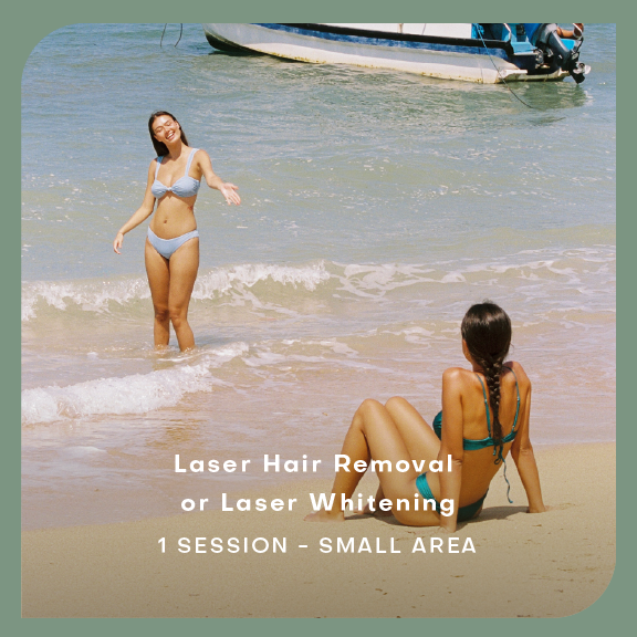 Laser Hair Removal or Laser Whitening - 1 Session - Small Area