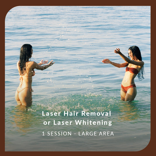 Laser Hair Removal or Laser Whitening - 1 Session - Large Area
