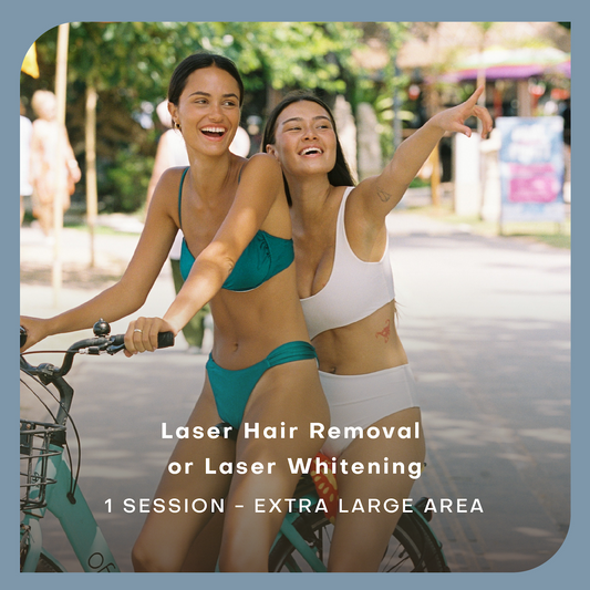 Laser Hair Removal or Laser Whitening - 1 Session - Extra Large Area