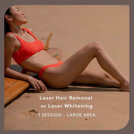 Laser Hair Removal or Laser Whitening - 1 Session - Large Area